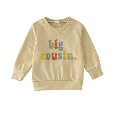 XIFHUI Fall Sweatshirts for Girls Toddler Girls Winter Long Sleeve Letter Prints Tops Sweatshirt Clothes Autumn Pullover (Khaki 18-24 Months)
XIFHUI Fall Sweatshirts for Girls Toddler Girls Winter Long Sleeve Letter Prints Tops Sweatshirt Clothes Autumn Pullover (Khaki 18-24 Months)