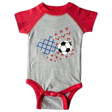 Inktastic Soccer Ball Net with American Flag Colors Gift Baby Boy or Baby Girl Bodysuit
Inktastic Soccer Ball Net with American Flag Colors Gift Baby Boy or Baby Girl Bodysuit
