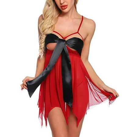 Ykohkofe Women Sexy Christmas Festival Red Hollow Lingerie Thong Set Nightdress Underwear
Ykohkofe Women Sexy Christmas Festival Red Hollow Lingerie Thong Set Nightdress Underwear