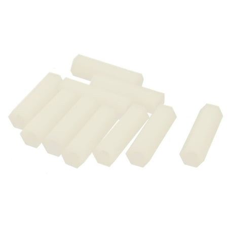 Uxcell 10 Off M4 x 25mm HEX Spacers Plastic Nylon Pillar Female-Female Thread Off-White
Uxcell 10 Off M4 x 25mm HEX Spacers Plastic Nylon Pillar Female-Female Thread Off-White