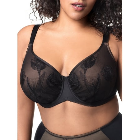 Elila Womens Tallulah Tulip Embroidered Bra Style-2801
