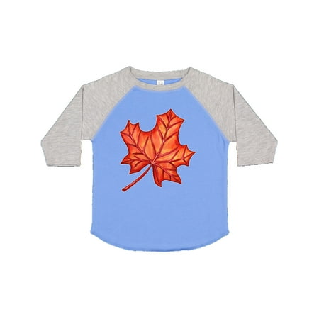 Inktastic Red Canadian Maple Leaf Gift Toddler Boy or Toddler Girl T-Shirt