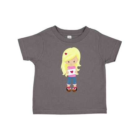 Inktastic Valentine s Day Girl Girl in Love Blonde Hair Gift Toddler Toddler Girl T-Shirt
Inktastic Valentine s Day Girl Girl in Love Blonde Hair Gift Toddler Toddler Girl T-Shirt