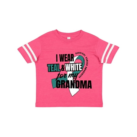 Inktastic I Wear Teal and White for My Grandma Cervical Cancer Awareness Gift Toddler Boy or Toddler Girl T-Shirt
Inktastic I Wear Teal and White for My Grandma Cervical Cancer Awareness Gift Toddler Boy or Toddler Girl T-Shirt