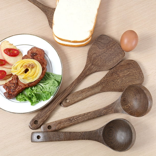 5pcs Cooking Utensil Set Heat Resistant Non-Sticky Turner Spatula Cookware Cooking Baking Kitchen