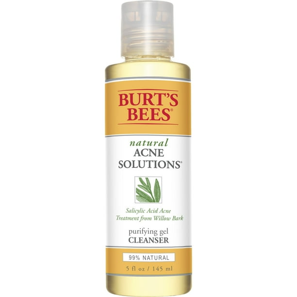 Burt's Bees Natural Acne Solutions Purifying Gel Cleanser, 5 fl oz