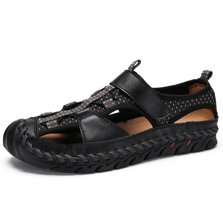 Men s Sandals Outdoor Non-Slip Men s Beach Sandals Handmade Genuine Leather Men s Shoes Men Sneakers (Color : D Size : 46)
Men s Sandals Outdoor Non-Slip Men s Beach Sandals Handmade Genuine Leather Men s Shoes Men Sneakers (Color : D Size : 46)
