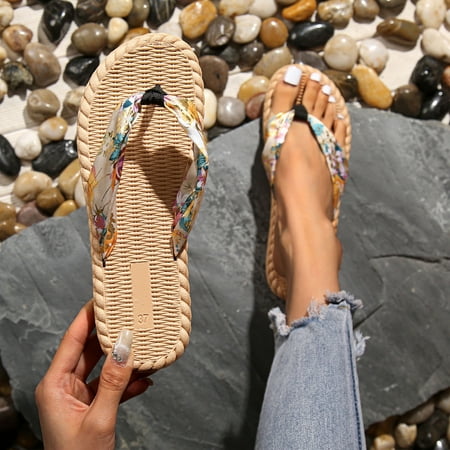 Sawvnm Fashion Women Pinch Toe Casual Round Head Comfy Slippers Beach Casual Flip Flops Shoes on Clearance
Sawvnm Fashion Women Pinch Toe Casual Round Head Comfy Slippers Beach Casual Flip Flops Shoes on Clearance
