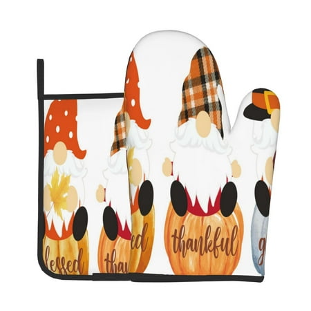 KLL Autumn Gnomes-1 Pattern Oven Mitts and Pot Holders 2pcs Sets for Kitchen Oven Mitt Heat Resistant 536°F Oven Gloves for Kitchen Cooking and Baking
KLL Autumn Gnomes-1 Pattern Oven Mitts and Pot Holders 2pcs Sets for Kitchen Oven Mitt Heat Resistant 536°F Oven Gloves for Kitchen Cooking and Baking