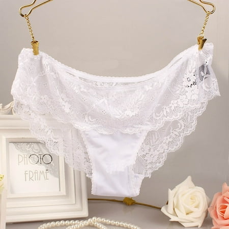 Underwear for Women Plus Size Women Lace See-Through Breathable Trends Panties Briefs Lingerie Underwear White M
Underwear for Women Plus Size Women Lace See-Through Breathable Trends Panties Briefs Lingerie Underwear White M