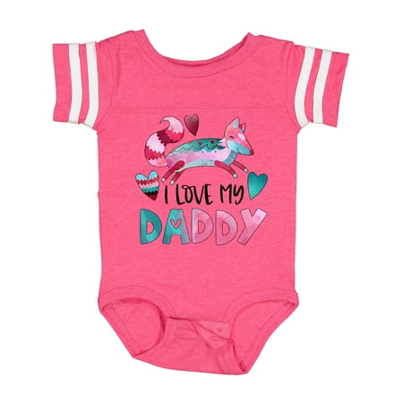 Inktastic I Love My Daddy Pink and Blue Fox with Hearts Gift Baby Boy or Baby Girl Bodysuit
Inktastic I Love My Daddy Pink and Blue Fox with Hearts Gift Baby Boy or Baby Girl Bodysuit