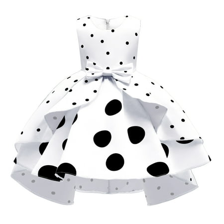 3T Baby Girls Dress Baby Girls Party Dress Polka Dots Irregular Sleeveless Dress Birthday Gift 3-4T Toddler Girls Formal Princess Dress White
3T Baby Girls Dress Baby Girls Party Dress Polka Dots Irregular Sleeveless Dress Birthday Gift 3-4T Toddler Girls Formal Princess Dress White