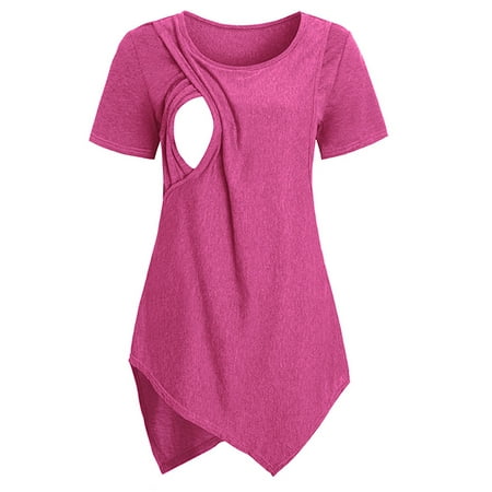 Momacia Pregnant Women s Short Sleeve Maternity Nursing Tops Breastfeeding T-Shirt Tops
Momacia Pregnant Women s Short Sleeve Maternity Nursing Tops Breastfeeding T-Shirt Tops