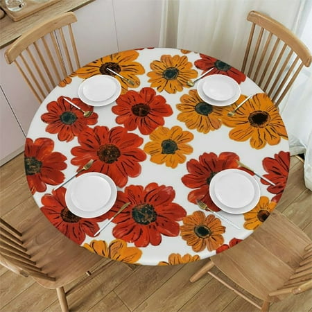 YANMS 60s 70s Hippie Flowers Round Tablecloth 100% Polyester Fiber Full Width Home Decor Dining Table Cover 46-50
YANMS 60s 70s Hippie Flowers Round Tablecloth 100% Polyester Fiber Full Width Home Decor Dining Table Cover 46-50