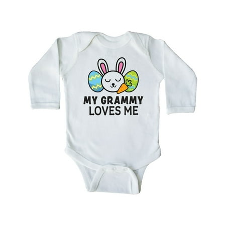 Inktastic My Grammy Loves Me with Bunny and Easter Eggs Gift Baby Boy or Baby Girl Long Sleeve Bodysuit
Inktastic My Grammy Loves Me with Bunny and Easter Eggs Gift Baby Boy or Baby Girl Long Sleeve Bodysuit