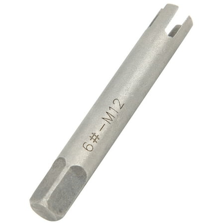 YLSHRF Broken Tap Extractor M12 Tap Remover Tap Extractor High Speed Steel 4 Claws Square Shank M12 Broken Tap Screw Bolt Remover