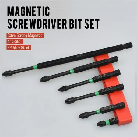 6-pin Magnetic Impact PH2 S2 Steel Cross Recessed Screwdriver Set 1/4 Inch Hexagon Impact Rod Power Drill For Electric Screwdriver Impact Drill
6-pin Magnetic Impact PH2 S2 Steel Cross Recessed Screwdriver Set 1/4 Inch Hexagon Impact Rod Power Drill For Electric Screwdriver Impact Drill