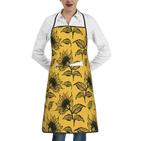 Rocae Autumn Sunflower for Kitchen Aprons for Women Adjustable Cooking Kitchen Chef Apron for Men with Pockets
Rocae Autumn Sunflower for Kitchen Aprons for Women Adjustable Cooking Kitchen Chef Apron for Men with Pockets