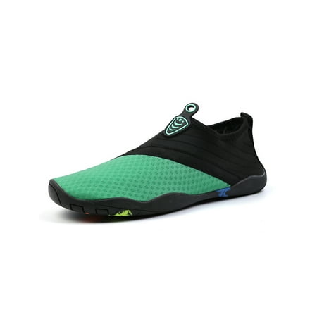 Crocowalk Women Men Aqua Socks Slip On Beach Shoe Quick Dry Water Shoes Lightweight Barefoot Flats Unisex Comfort Casual Green Style A 7.5
Crocowalk Women Men Aqua Socks Slip On Beach Shoe Quick Dry Water Shoes Lightweight Barefoot Flats Unisex Comfort Casual Green Style A 7.5