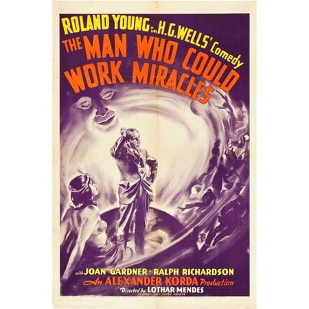 Posterazzi MOVAB98904 The Man Who Could Work Miracles Movie Poster - 27 x 40 in.