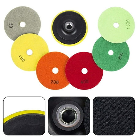 Leke 7pcs 4\ Diamond Polishing Pads Grinding Discs For Marble Granite Concrete Stone
Leke 7pcs 4\ Diamond Polishing Pads Grinding Discs For Marble Granite Concrete Stone