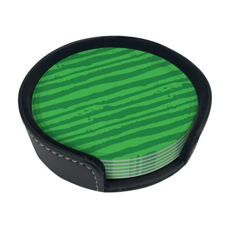 Round Pu Leather Coaster Watermelon Heat - Resistant Beverage Cup Mat-Fancy Decor For Kitchen Office Dining Room Table - Drink Protector 6-Slice
Round Pu Leather Coaster Watermelon Heat - Resistant Beverage Cup Mat-Fancy Decor For Kitchen Office Dining Room Table - Drink Protector 6-Slice