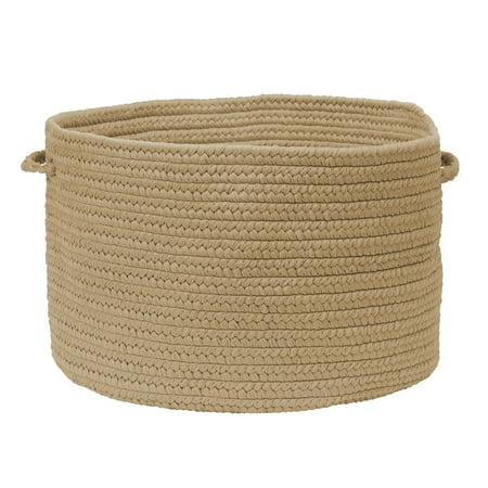 Colonial Mills 18 Cuban Sand Brown Handmade Braided Basket
