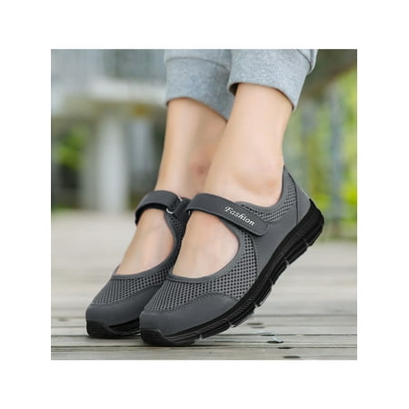 Bellella Womens Shoes Casual Mary Jane Shoes Flats Mesh Sneakers Non Slip Sandals for Ladies Elderly Dark Gray US 10
Bellella Womens Shoes Casual Mary Jane Shoes Flats Mesh Sneakers Non Slip Sandals for Ladies Elderly Dark Gray US 10
