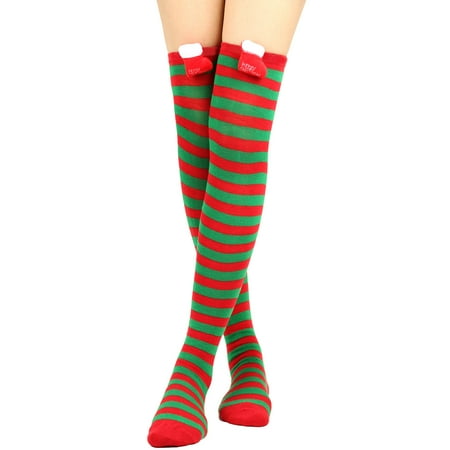 HIABIO Striped Over Knee Long Socks Christmas Holiday Cute Plush Xmas Tree Boot Thigh High Stockings Hosiery for Women and Girl
HIABIO Striped Over Knee Long Socks Christmas Holiday Cute Plush Xmas Tree Boot Thigh High Stockings Hosiery for Women and Girl