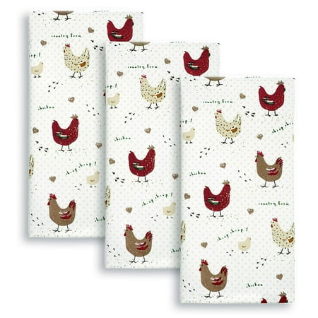 Cackleberry Home Farmhouse Chicken Kitchen Towels 100% Cotton Set of 3 C48
Cackleberry Home Farmhouse Chicken Kitchen Towels 100% Cotton Set of 3 C48