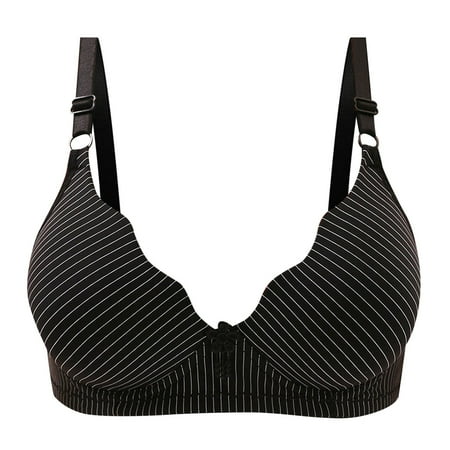 njshnmn Mini Camisole Bra Lightly Lined Convertible Bra Black 36