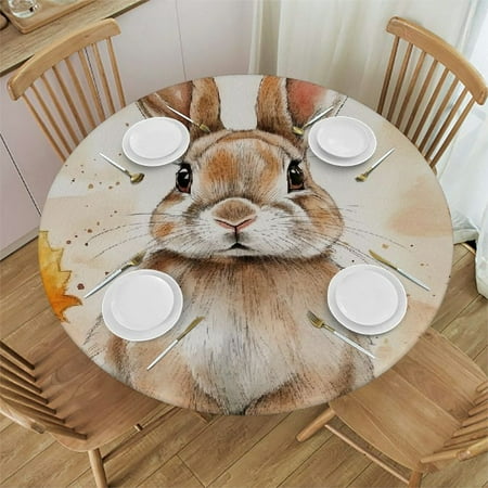FUMJ Rabbit Round Table Cloth 100% Polyester Fiber for Home Dining Decoration 31 -35
FUMJ Rabbit Round Table Cloth 100% Polyester Fiber for Home Dining Decoration 31 -35