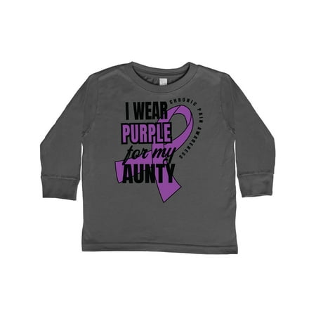 Inktastic Chronic Pain I Wear Purple For My Aunty Gift Toddler Boy or Toddler Girl Long Sleeve T-Shirt
Inktastic Chronic Pain I Wear Purple For My Aunty Gift Toddler Boy or Toddler Girl Long Sleeve T-Shirt