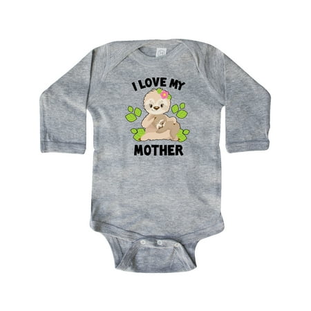 Inktastic Cute Sloth I Love My Mother with Green Leaves Gift Baby Boy or Baby Girl Long Sleeve Bodysuit
Inktastic Cute Sloth I Love My Mother with Green Leaves Gift Baby Boy or Baby Girl Long Sleeve Bodysuit