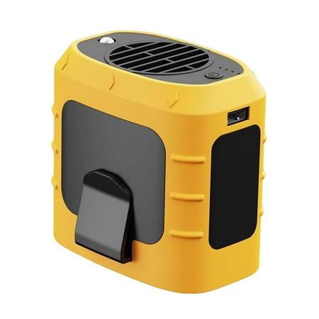 Portable Waist Personal Belt Fan Rechargeable with Flashlight Necklace Fan Body Fan for Gardening Outdoor Working Climbing Yellow
Portable Waist Personal Belt Fan Rechargeable with Flashlight Necklace Fan Body Fan for Gardening Outdoor Working Climbing Yellow