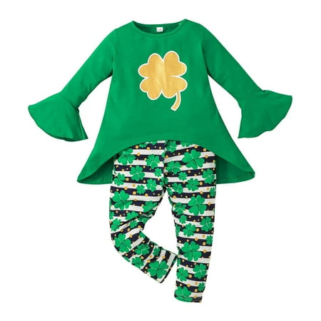 Toddler Girls Outfits Sets Floral Printed St.Patrick s Printed Day Pants Tops Newborn Kids Children Spring Summer Cute Fashion Leisure Outwear Suit
Toddler Girls Outfits Sets Floral Printed St.Patrick s Printed Day Pants Tops Newborn Kids Children Spring Summer Cute Fashion Leisure Outwear Suit