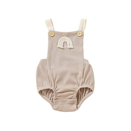 TAIAOJING Infant Baby Romper Boy Overalls Toddler Trousers Girl Ribbed Suspender Jumpsuit Rainbow Girls Romper&Jumpsuit Onesie Outfit 0-6 Months
TAIAOJING Infant Baby Romper Boy Overalls Toddler Trousers Girl Ribbed Suspender Jumpsuit Rainbow Girls Romper&Jumpsuit Onesie Outfit 0-6 Months