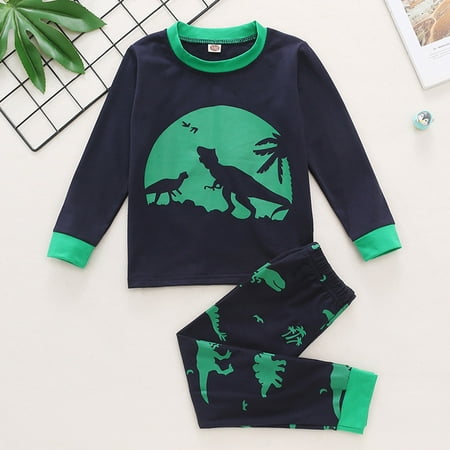 Hunpta Baby Kids Boys Girls Long Sleeve Dinosaur Printed Top And Pants Pajamas Set Outfit
Hunpta Baby Kids Boys Girls Long Sleeve Dinosaur Printed Top And Pants Pajamas Set Outfit