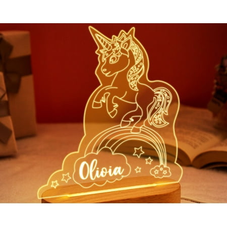 Unicorn Custom Name Night Light for Kids | Baby Girl Baby Boy Gifts | Personalized Name Light | Gift for Nephew |Gift for Niece|Acrylic Lamp
Unicorn Custom Name Night Light for Kids | Baby Girl Baby Boy Gifts | Personalized Name Light | Gift for Nephew |Gift for Niece|Acrylic Lamp