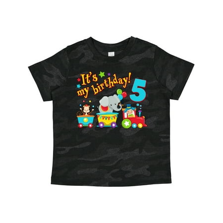 Inktastic Its My Birthday- Circus Train 5th Birthday Gift Toddler Boy or Toddler Girl T-Shirt
Inktastic Its My Birthday- Circus Train 5th Birthday Gift Toddler Boy or Toddler Girl T-Shirt