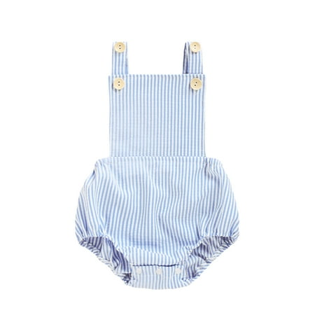 Mikrdoo Newborn Baby Girls Bodysuits Sleeveless Romper Suspender Bodysuits Summer Blue 6-9M
Mikrdoo Newborn Baby Girls Bodysuits Sleeveless Romper Suspender Bodysuits Summer Blue 6-9M