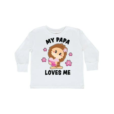 Inktastic My Papa Loves Me with Bigfoot Gift Toddler Toddler Girl Long Sleeve T-Shirt
Inktastic My Papa Loves Me with Bigfoot Gift Toddler Toddler Girl Long Sleeve T-Shirt