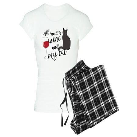 CafePress - All I Need Is Wine And My C - Women s Light Pajamas