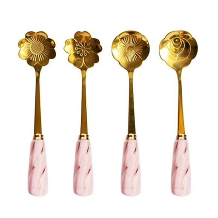 Creative Flower Shape Spoon Set 4pcs Coffee Tea Stirring Spoon Teaspoon Ice Cream Soup Spoon Creative Home Kitchen Tableware
Creative Flower Shape Spoon Set 4pcs Coffee Tea Stirring Spoon Teaspoon Ice Cream Soup Spoon Creative Home Kitchen Tableware