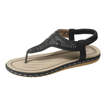 YUHAOTIN Female Hiking Sandals Women Arch Support Large Size Thong Rhinestone Flat Sandals Elastic Strap Casual Sandals Heeled Sandals for Women Shower Sandals
YUHAOTIN Female Hiking Sandals Women Arch Support Large Size Thong Rhinestone Flat Sandals Elastic Strap Casual Sandals Heeled Sandals for Women Shower Sandals