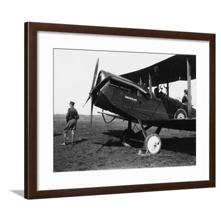 Airco Dh-4 War Plane Framed Print Wall Art