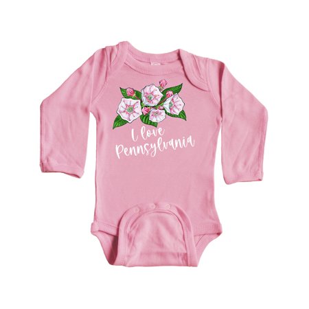 Inktastic I Love Pennsylvania Mountain Laurel Flowers Gift Baby Boy or Baby Girl Long Sleeve Bodysuit
Inktastic I Love Pennsylvania Mountain Laurel Flowers Gift Baby Boy or Baby Girl Long Sleeve Bodysuit