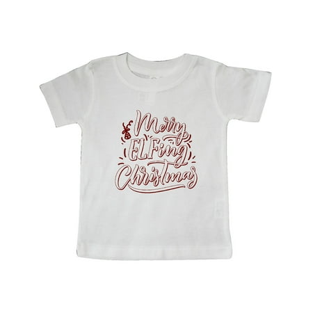 Inktastic Merry Elfing Christmas Gift Baby Boy or Baby Girl T-Shirt