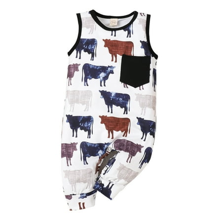 Toddler Boys Romper Cartoon Cow Printed Sling Sleeveless Versatile Fashion Bodysuits Clothes Dailywear Activewear Cozy Elegant Jumpsuits
Toddler Boys Romper Cartoon Cow Printed Sling Sleeveless Versatile Fashion Bodysuits Clothes Dailywear Activewear Cozy Elegant Jumpsuits
