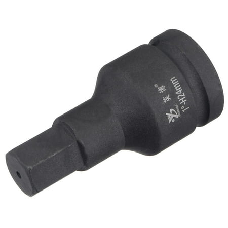 Uxcell 24mm Impact Hex Bit Socket 1 Drive 105mm Length CR-MO Steel Metric Sizes
Uxcell 24mm Impact Hex Bit Socket 1 Drive 105mm Length CR-MO Steel Metric Sizes